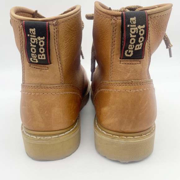 Georgia Boot Wedge Steel Toe Work Boot. Size 10 - Picture 8 of 9